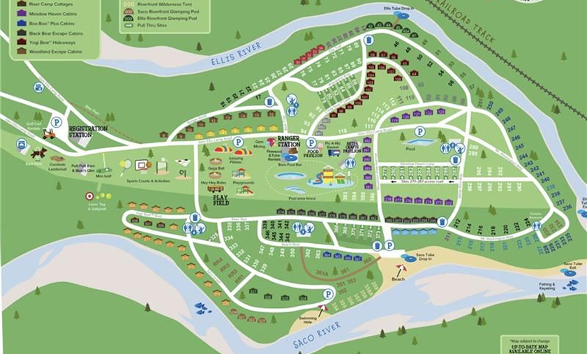 Campground Layout Map